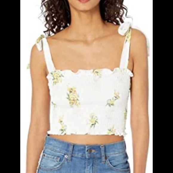 Show Me Your Mumu Antoinette Ruched Tie Strap Top - Picture 1 of 2